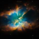 туманность NGC-2818 в форме бабочки