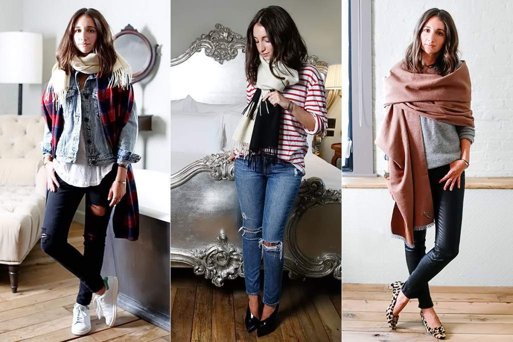 Как завязывать шарф и как носить