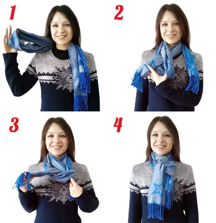 Как завязывать шарф